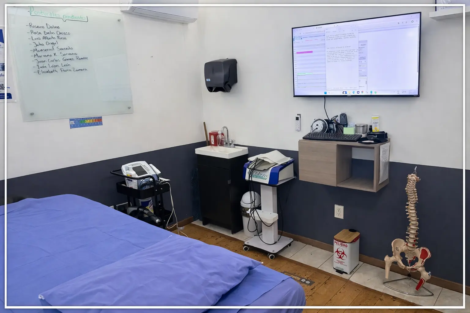Sala de fisioterapia y rehabilitación Dolorfin Guadalajara – Jalisco